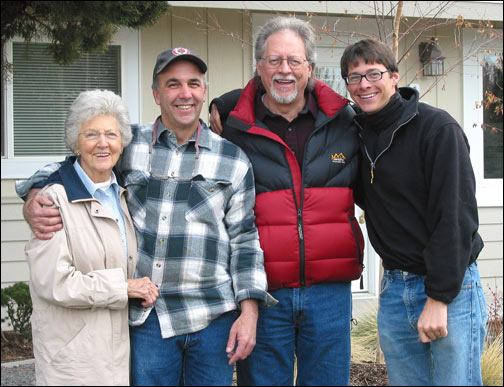 Mom, Toby, Ron and Darrick